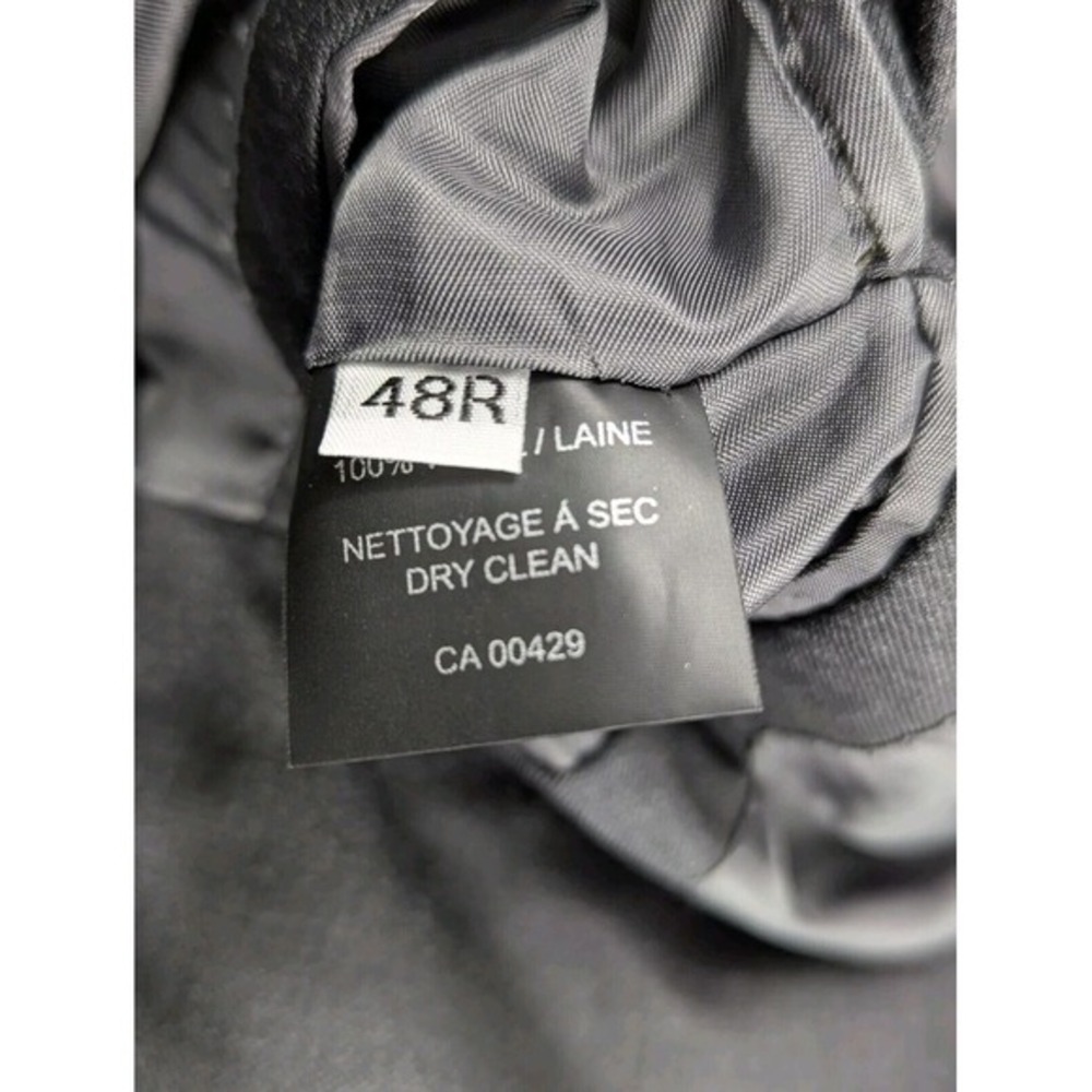 Peter Millar Gray Wool Blazer Size 48R Sport Coat Jacket Mens 2‎ Button - Picture 11 of 16